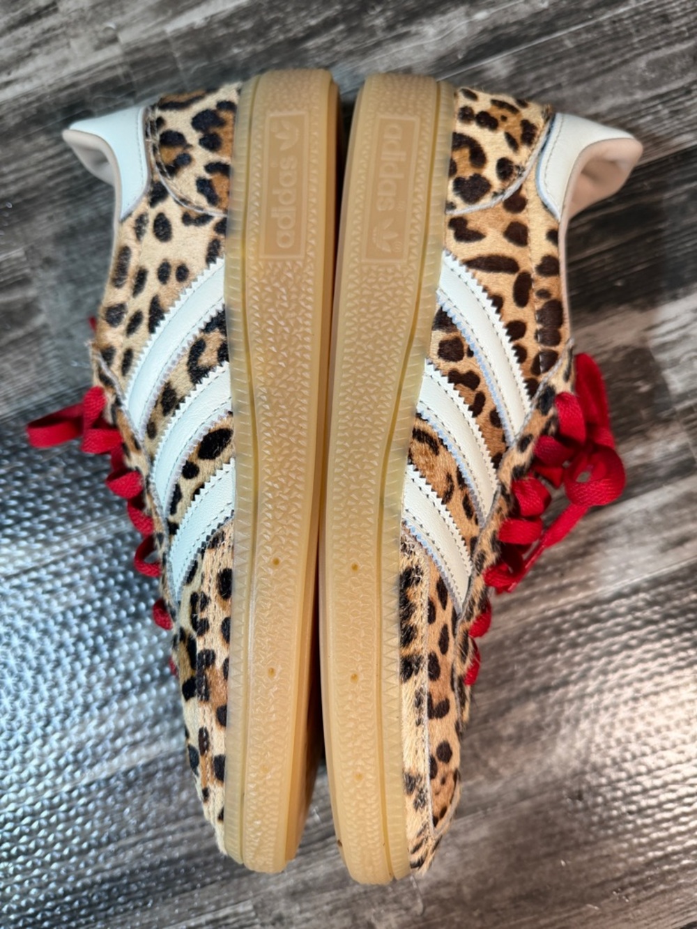 Adidas Leopard Print Handball Spezial Sneakers EUC - Picture 5 of 8